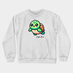 Cute & Cuddly: Sea Turtle Costa Rica 🐢 Crewneck Sweatshirt